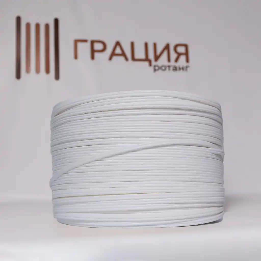 Белый зефир - 2ПТ98 - Ротанг двойная полутрубка