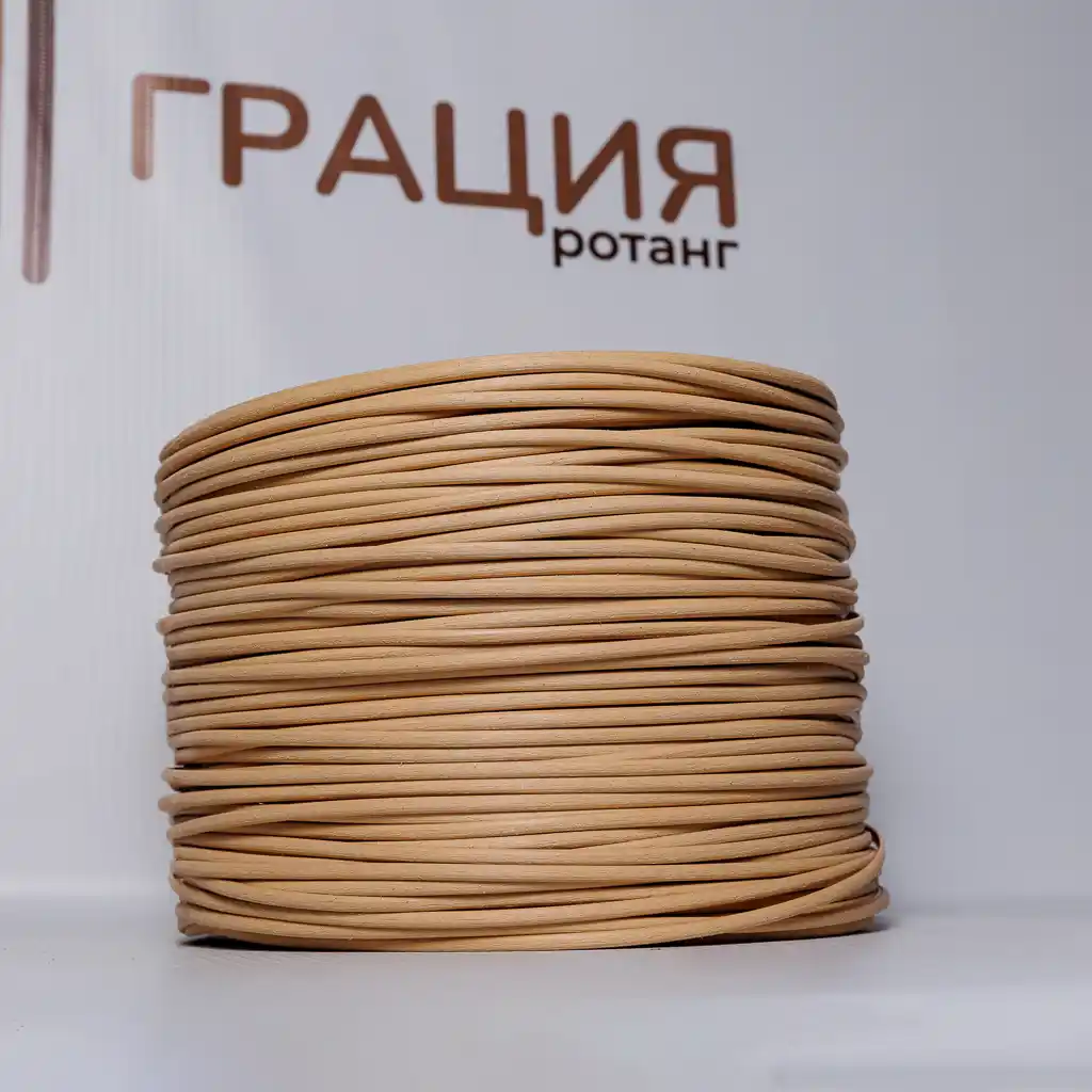 Бамбук - ПТ101Б - Ротанг шлифованный полутрубка