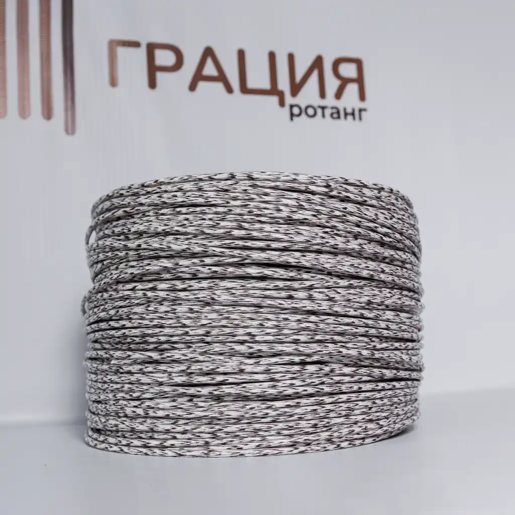 Дымчатый кварц - ПТ115 - Ротанг полутрубка