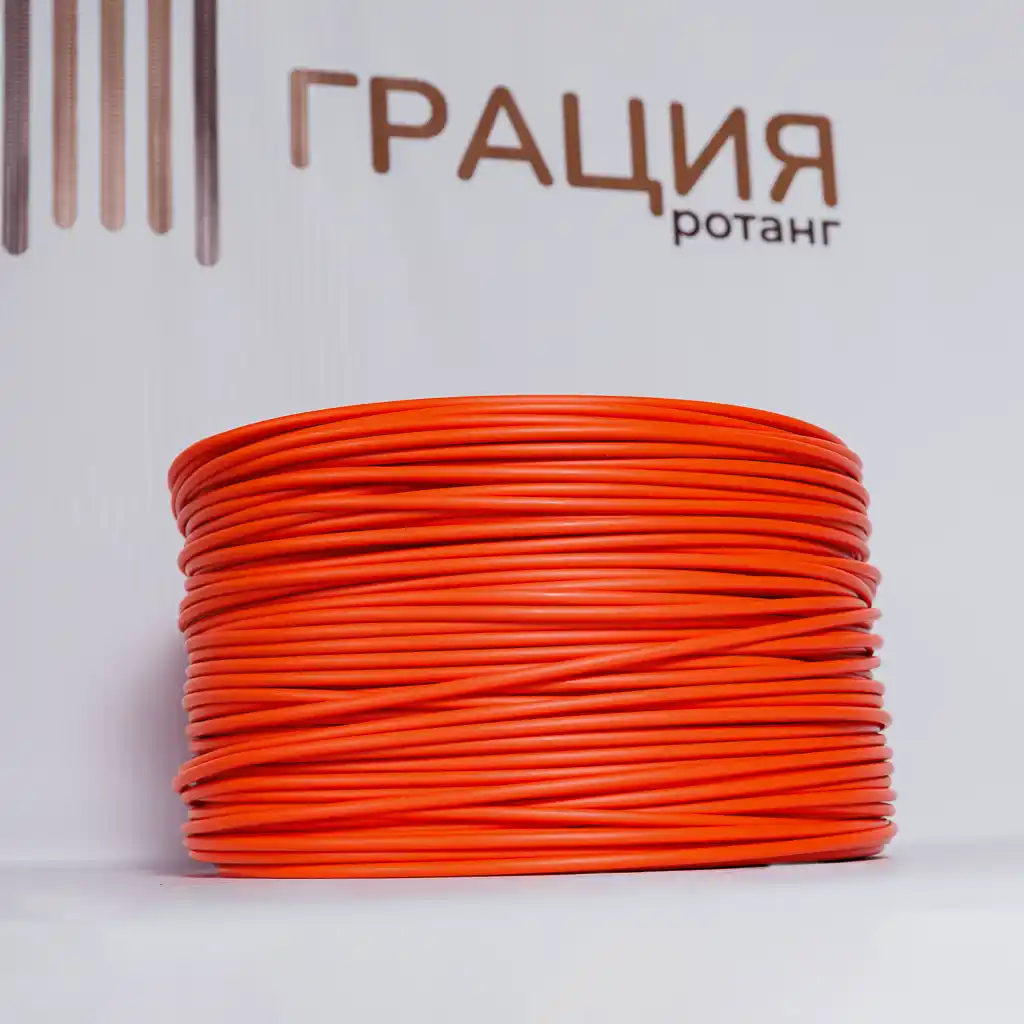 Коралловый - ПТ116А - Ротанг полутрубка