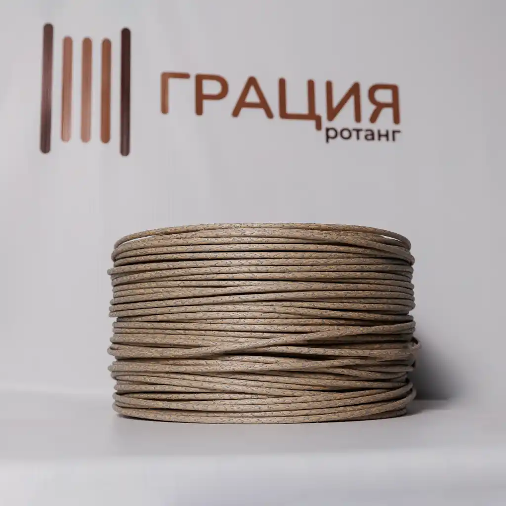 Ракушка - ПТ132Т - Ротанг шлифованный полутрубка