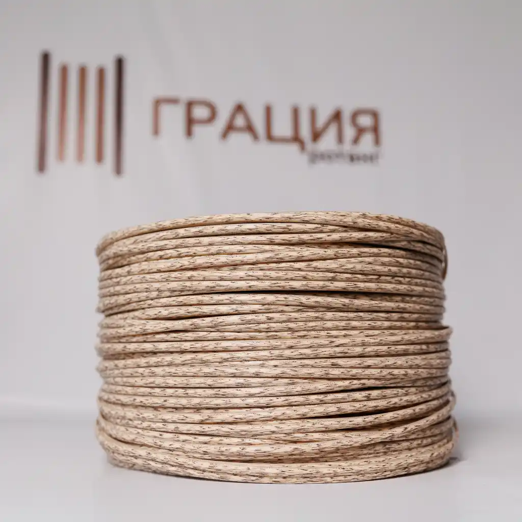 Соломенный - ПТ 6 - Ротанг мягкий полутрубка